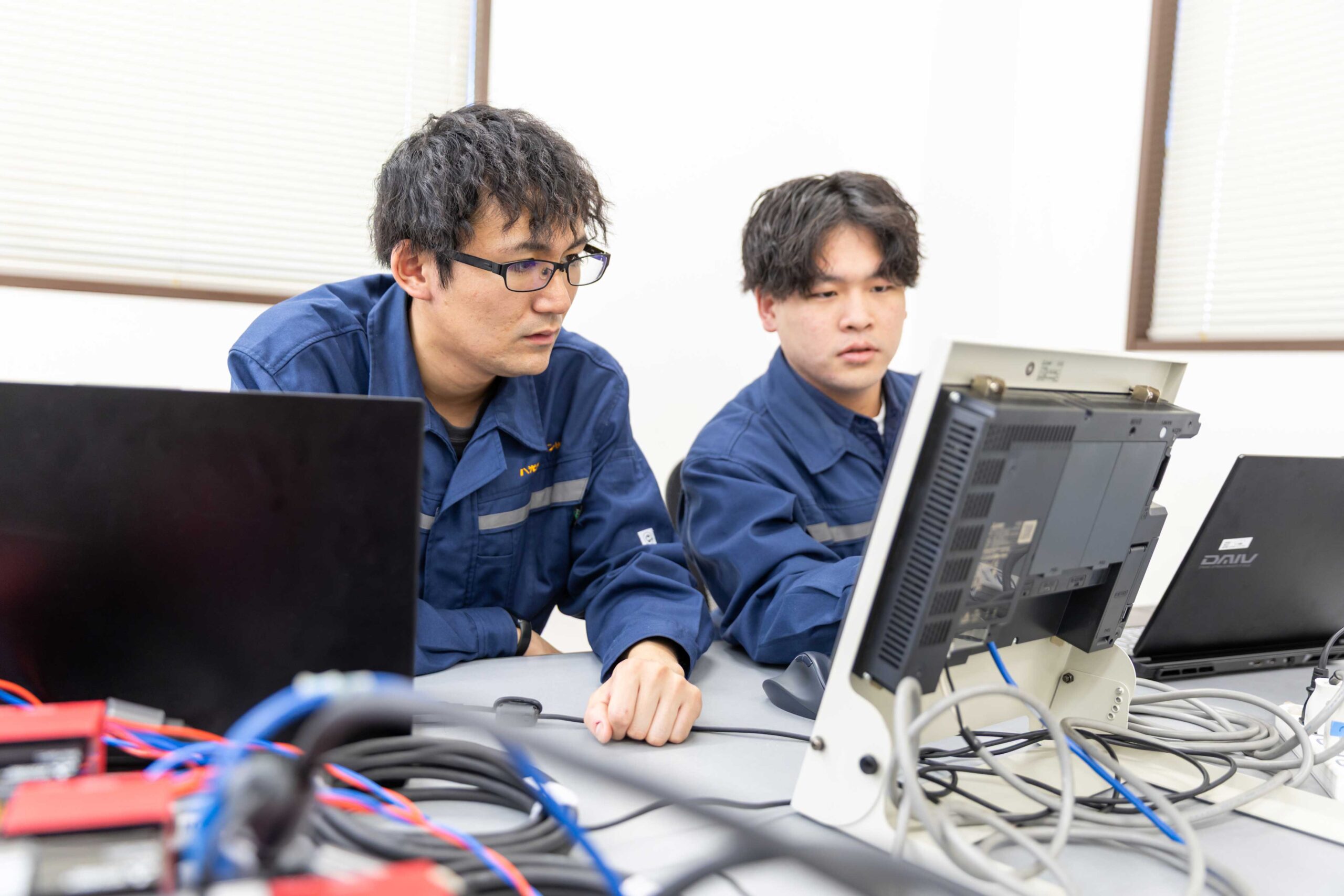 仕事中の写真